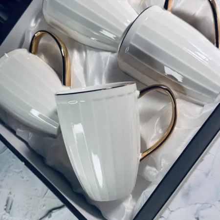 Набор кружек 6пр 350мл Marzipan grey 102-037