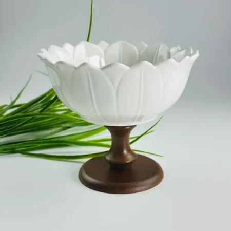 Конфетница 17см TROPICAL на ножке 235-055